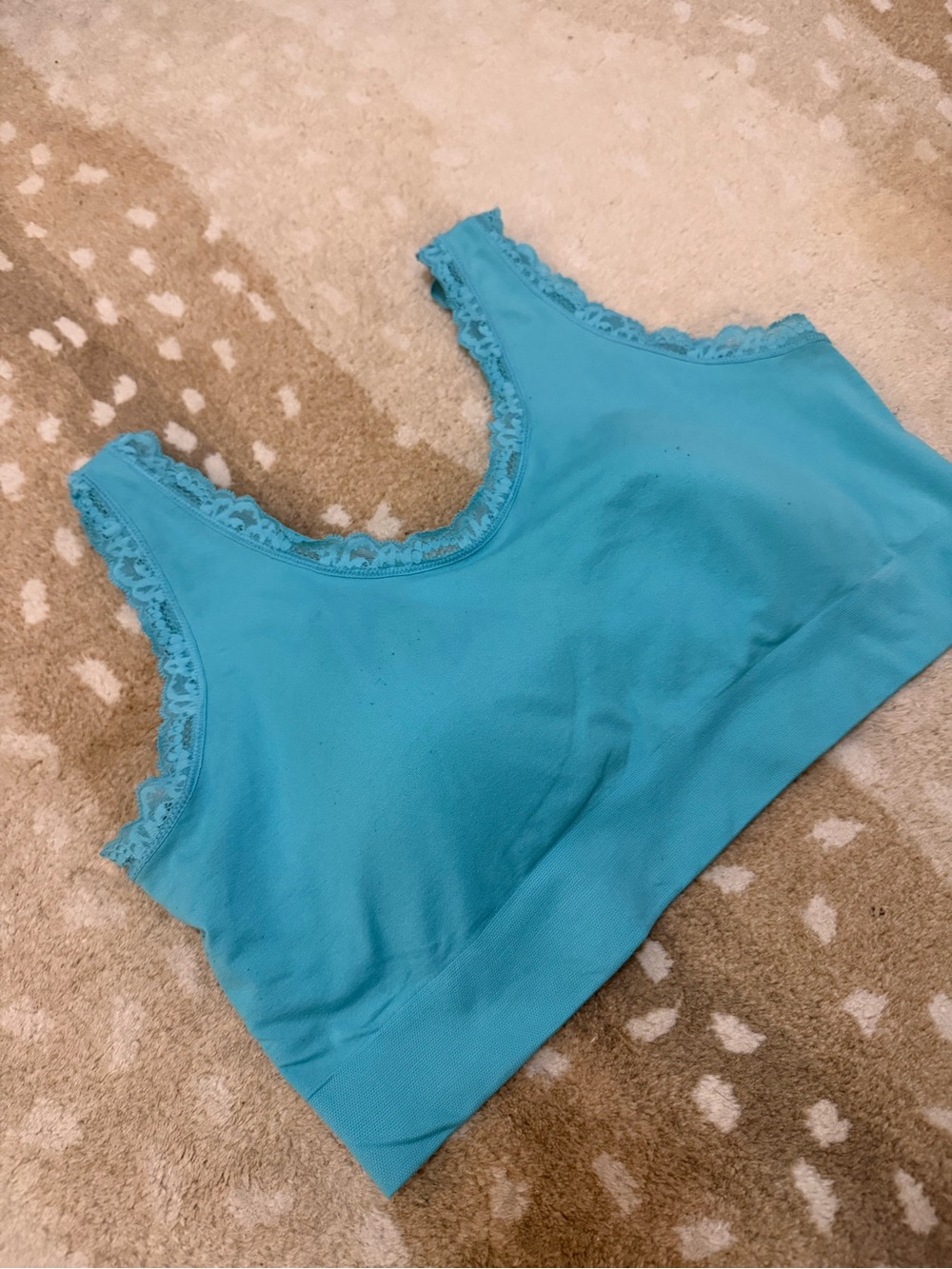 Torrid curve blue padded lace bralette women’s plus size 3 - Picture 4 of 9